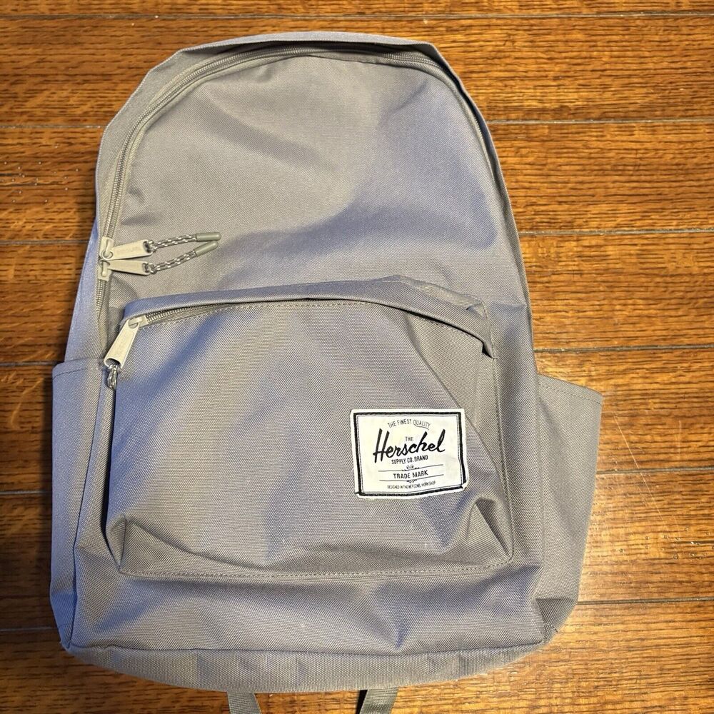 Herschel Supply Co Backpack Classic Grey School Book Bag 17"x11.5"x5.5"